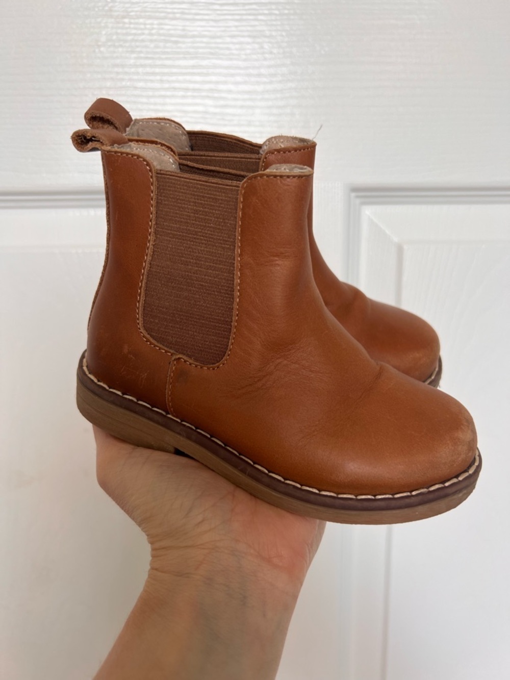 McCoys Boys Chelsea Boot in Brown - Classic Pull-On Style